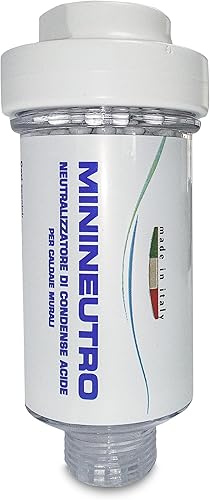 WK Filtre neutre de Condensa Échappement chaudières | 3/4' MF | Fabriqué en Italie, blanc - Nail Gallerys