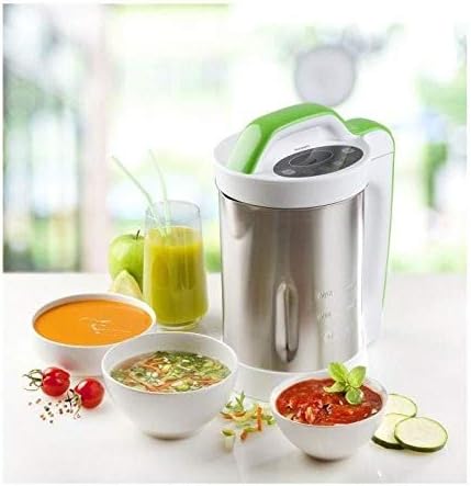 Domo Cuiseur à soupe XXL Easy pour préparer une soupe en 20 minutes – Sans effort DO499BL – Cuisiner une soupe très facile – Argenté/blanc/vert - Nail Gallerys