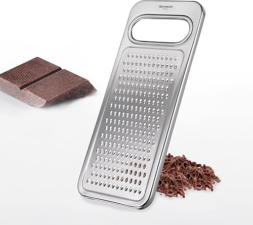 Westmark râpe à légumes et à crudités, râpage fin, acier inoxydable, stèle, argenté, 10042270 - Nail Gallerys