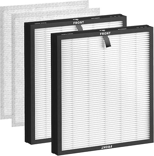 HY4866 - Lot de 2 filtres de rechange compatibles avec le purificateur d'air Morento HY4866 HY4866-WF 3 en 1 H13 - Filtre HEPA de rechange - Filtre à charbon actif et préfiltre - Nail Gallerys