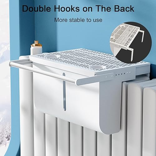 UVCMDUI Humidificateurs de Radiateur, Humidificateur d'air à évaporation pour Radiateur, Humidificateur d'une Capacité de Stockage d'eau de 2,8L pour Bureau à Domicile, Facile à Installer - Nail Gallerys