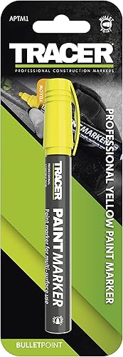 Tracer Marqueur peinture à pointe ogive jaune (APTM1), une couleur - Nail Gallerys