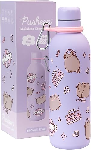 Grupo Erik - Bouteille Isotherme 500ml | Pusheen | Acier Inoxydable et Sans BPA - Nail Gallerys