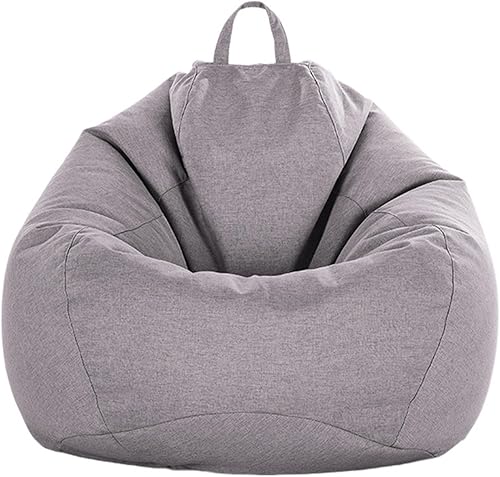 Odot Pouf Poire sans Remplissage, Couleur Unie Doux Pouf, Pouf Salon Chambre pour Adolescente und Adulte, Confortable Fauteuil Pouf, Polyvalent Housse Pouf Poire (L(90x110cm),Beige) - Nail Gallerys