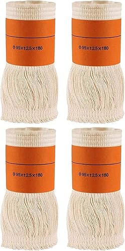 Muuoeou Lot de 4 mèches de 9,5 x 18 cm pour poêles à pétrole pour une utilisation en intérieur, mèche pour chauffage au pétrole - Nail Gallerys