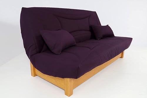 Hévéa Sélection Housse CLIC CLAC 130x190 matelassée Myrtille - Nail Gallerys