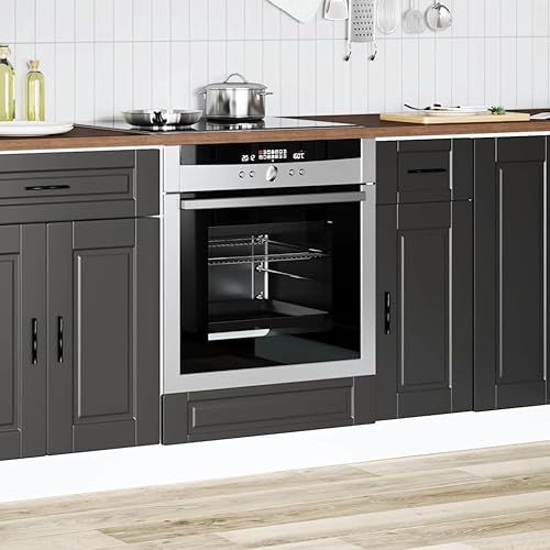 vidaXL Armoire à Four Porto chêne Marron Bois d'ingénierie, unité de Four, Armoire de Four de Cuisine, unité de Base de Four, unité de Four de Cuisine - Nail Gallerys