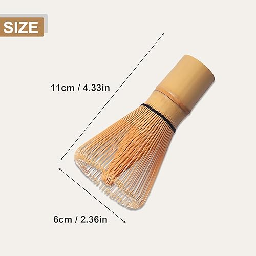 Dibaihuihomer Fouet à Matcha En Bambou Fouet En Bambou Chasen Matcha Outil De Cérémonie Du Thé Japonais Fouet Matcha Chasen Fouet Matcha Pour Fabrication De Thé Outils Cuisine Et Gadgets - Nail Gallerys