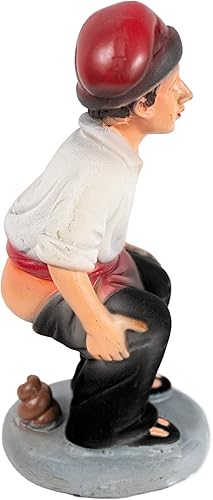 Figurine en résine Caganer 14 cm - Figurine de naissance Tradition Catalogne - Nail Gallerys