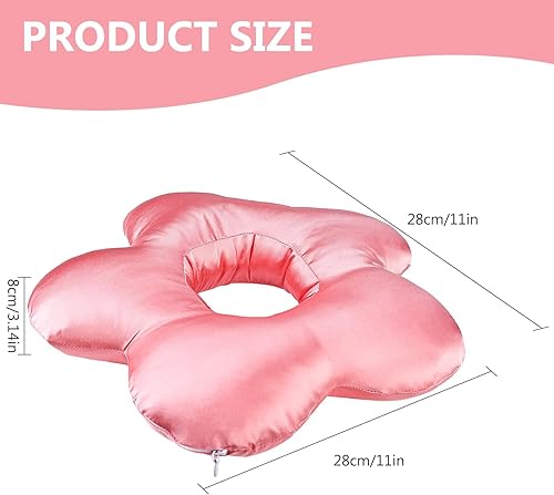 PORFOYO Coussin de piercing avec trou, coussin d'oreille, coussin donut avec trou, coussin donut, coussin d'oreille, coussin de piercing pour les personnes dormant sur le côté, pour les douleurs aux - Nail Gallerys