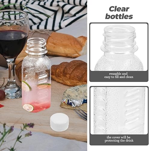 Housoutil Lot de 10 bouteilles d'eau vides, bouteilles de lait, bouteilles de jus, le thé, les boissons - Nail Gallerys