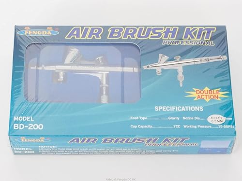 Pistolet á peinture Aérographe Fengda® BD-200 avec buse 0,3 mm - Nail Gallerys