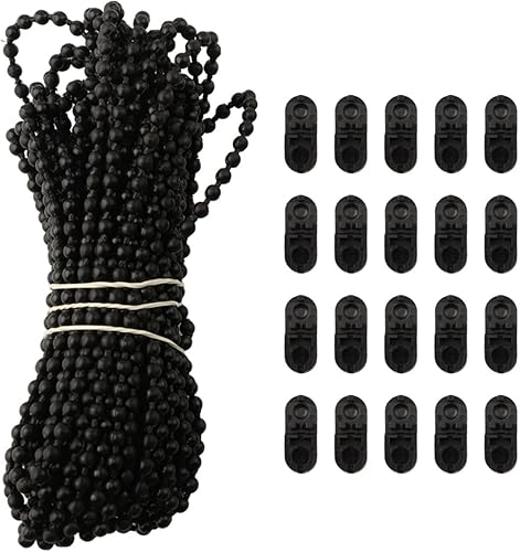 Chaîne de store de 10 m avec 10 paires de connecteurs pour installation de stores verticaux et enrouleurs (10 paires de connecteurs) - Nail Gallerys