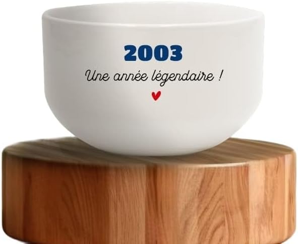 CADEAUX.COM - Bol Super Homme Né En 2003 Personnalisé - Cadeau Personnalisable - Cadeau Anniversaire Homme - Cadeau Homme - Cadeau Année 2003 - Nail Gallerys