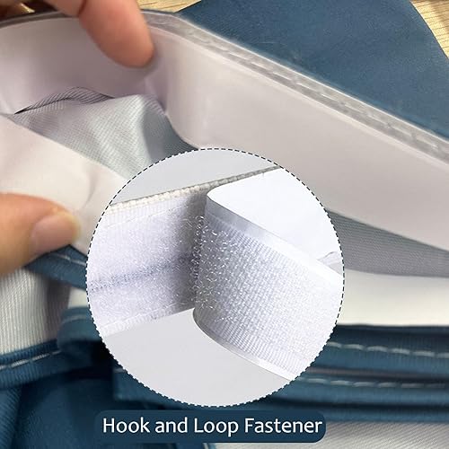 Highdi Rideau Armoire Cuisine Courts, Meuble Rideau Cache Placard Anti Poussière Auto-Adhésif sans Perçage pour sous Evier, Cuisine Porte de Placard, Étagères (Beige 1,60 * 90cm) - Nail Gallerys