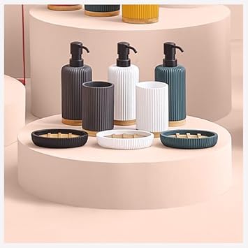 JJA Pot Salle de Bain NATUREO Noir - Nail Gallerys