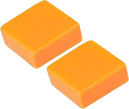 CoCud Cire d'Abeille, 50 x 50 x 14 mm (L x L x H), Barre de Bloc de Cire Imperméable et Résistante à L'Humidité Pour La Fabrication de Bougies, Le Polissage de Meubles, 2 Pièces - Nail Gallerys