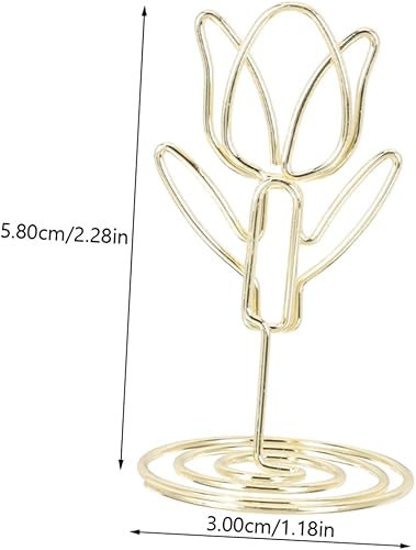 OFFSCH Lot De 10 Porte-photos De Bureau En Métal Pour Décoration De Mariage - Nail Gallerys