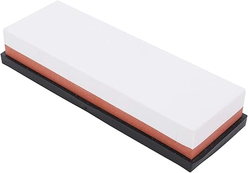 Pierres à Aiguiser, Aiguiseur de 1000/3000 Double Face Pierre à Aiguiser Corindon Blanc Outil de Polissage de Couteau Ménager avec Base pour Meulage Fin, Affûtage Scientifique des Couteaux - Nail Gallerys