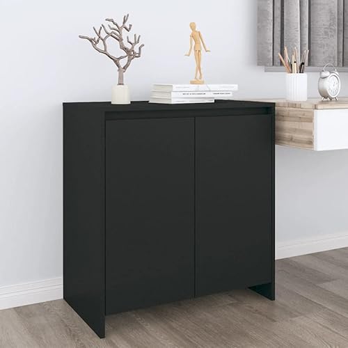 homiuse Buffet 70x40x73.5cm Crédences Élégance Exquise Armoire Console avec Ses 2 Portes Commode Meuble de Rangement Salon Vaisseliers pour Cuisine Blanc Aggloméré Facile à Nettoyer - Nail Gallerys
