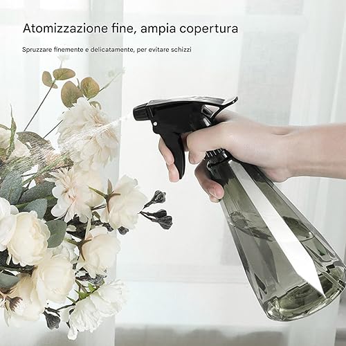 ycezw Spray pour bouteille d'eau, vaporisateur de jardin - PHOTO SPRING MISTER MISTER à 500 ml d'eau | Outil de pulvérisation anti-fuite, boîte d'irrigation, équipement pour - Nail Gallerys