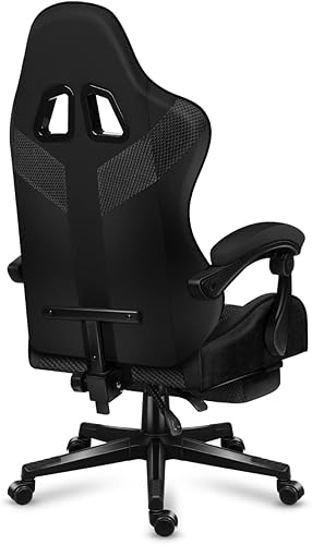 huzaro Force 4.7 Chaise Gamer Ergonomique | Charge maximale 140kg | Double Inclinaison | Accoudoirs | Coussin Lombaire | Tissu Huge Mesh | Repose-Pieds | Camo - Nail Gallerys