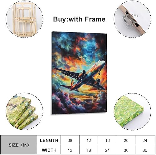 FELASBUID Paon Murale DécoRatononion Murale Peinture Sur Toile Impression Sur Toile Pour La DécoRatononion De La Maison 16x24inch(40x60cm) - Nail Gallerys