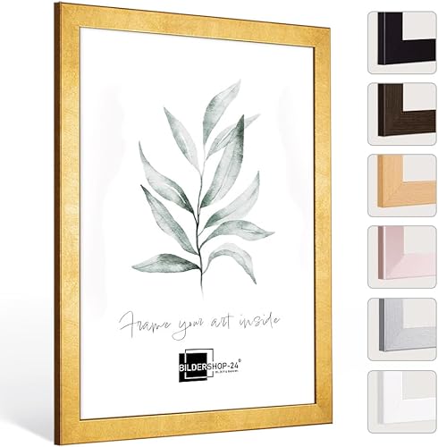 Cadre photo MONZA 18 x 24 cm Or - Nail Gallerys