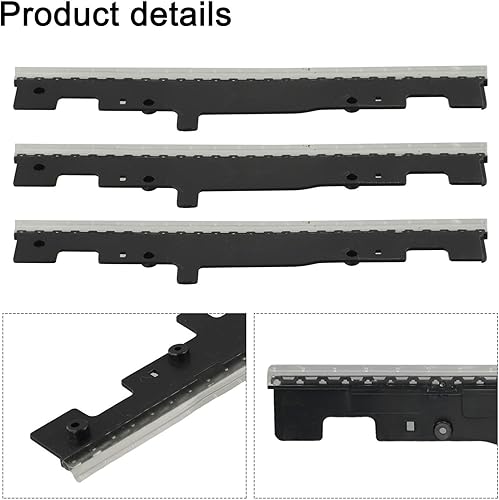 Lot de 3 bandes d'essuie-glace de rechange pour aspirateur Tineco pour aspirateur IFLOOR S5/S5 Pro, bande raclante pour sols en bois dur et carrelage - Nail Gallerys