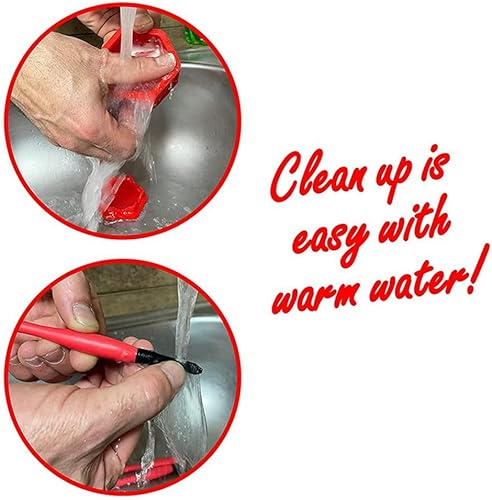 IMCCZONY Brosse à Colle en Silicone Compacte, Ensemble D'Applicateurs de Colle pour Le Travail du Bois, Portable, Bricolage - Nail Gallerys