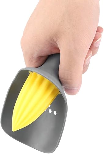 Mini Presse-Citron Manuel Ergonomique pour Citron Vert et Orange (Gris-noir) - Nail Gallerys