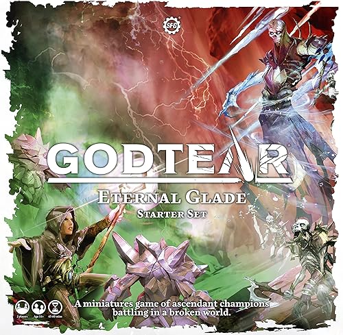 Steamforged Games- Jeu de société Godtear: Eternal Glade Starter Set Dessus de Table, SFGT-013, Multicolore - Nail Gallerys