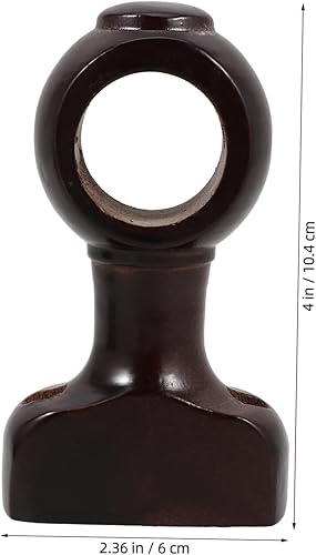 GLEAVI 2 Pièces Support De Tringle à Rideau Supports De Tringle à Rideau Supports De Rideau pour Tringle à Rideau Support De Cheville Crochets à Canne en Bois - Nail Gallerys