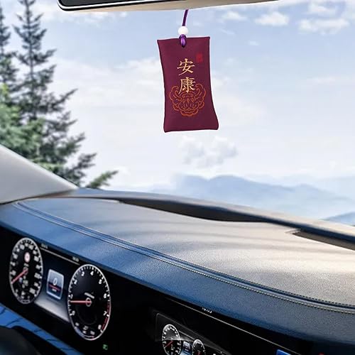 Talisman chinois classique, pochette de sel spirituel | Salte spirituelle de talisman - Sac chanceux avec, accessoires bouddhistes pour le tiroir de la chambre d'étude - Nail Gallerys