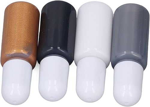 Pigment de Résine, 4 Couleurs de Colorant de Résine UV coloré à Haute Concentration pour la Fabrication de Bijoux en Résine, Figurines de Moulage (Set 9 Blanc, Gris Argent, Or, - Nail Gallerys