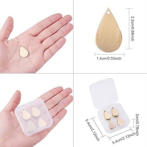 BENECREAT 30 PCS Pendentifs Laiton de Forme Ronde et Plate, Tampons Estamper pour Bracelet, Pendentif Boucle d'oreille, Etiquettes de Breloques - 25 mm de diametre, Bronze Antique - Nail Gallerys