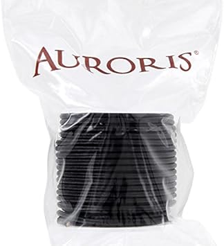 Auroris Cordon en Cuir Rond Noir Ø 3 mm Rouleau de 10 mètres - Nail Gallerys