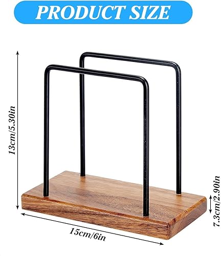 Asfrode Porte-serviettes en bois et métal : distributeur de serviettes en bois et métal pour cuisine, table à manger, pique-nique, mariage, restaurant, etc. - Nail Gallerys