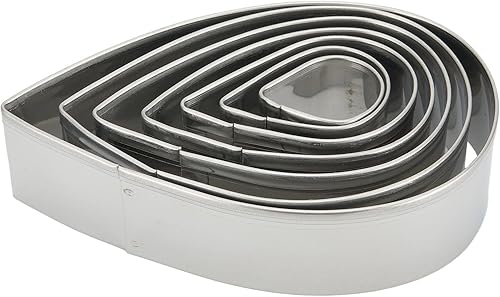 Emporte-pièce en forme de goutte d'eau avec 7 tailles de créativité - Nail Gallerys