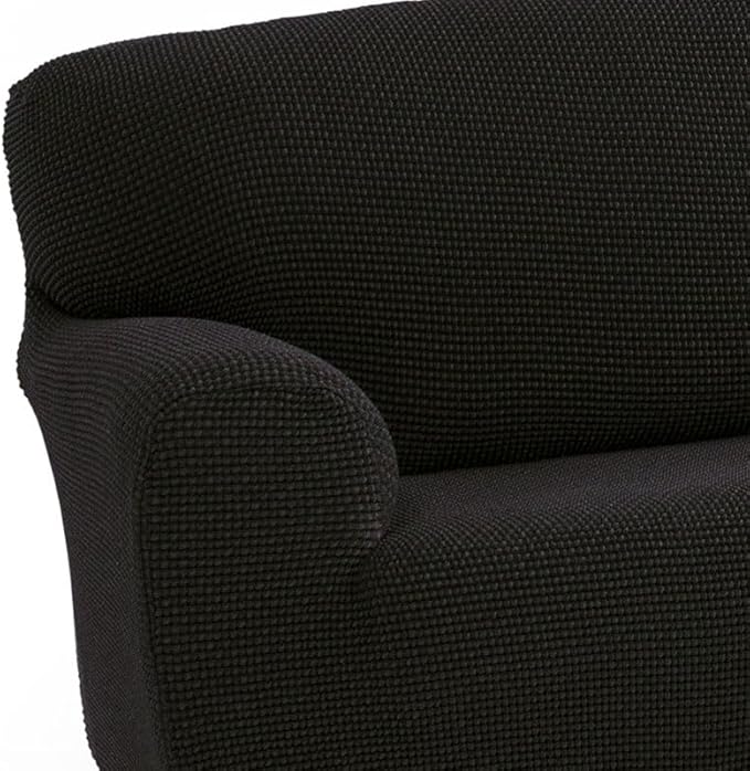 Maxifundas Housse de canapé réglable Relive Couleur Marine Taille 2 Places Haute élasticité et Toucher Doux Fabriquée en Espagne - Nail Gallerys