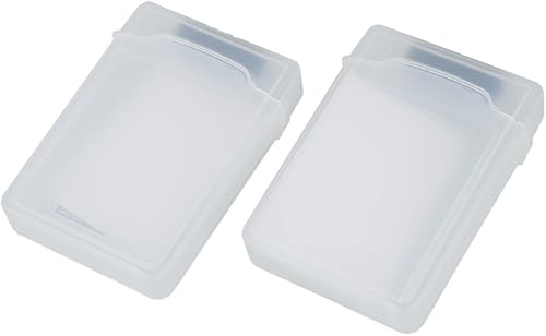 Kayfg Kayfg(R) 2 Paquets Clair 3,5 Pouces SATA HDD Disque Dur Etui de Rangement - Nail Gallerys