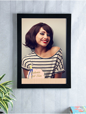 Support pour posters de peinture - Petit cadeau - Rose - Vintage - Transparent 