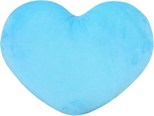 Bodhi2000 Oreiller en forme de cœur doux en forme de cœur, coussin décoratif en forme de cœur rose vif, 30 cm/40 cm, décoration de chambre pour canapé, lit, femme, Saint-Valentin, rouge, taille M - Nail Gallerys