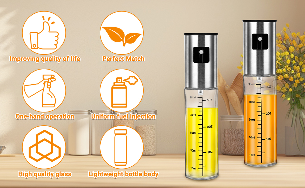 Set de 5 Pulvérisateurs d'Huile 