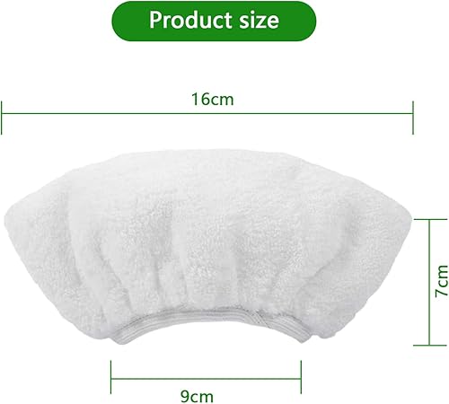 Lot de 10 Chiffon Microfibre Accessoires pour Nettoyeur Vapeur, Nettoyage à la Vapeur pour la Buse Manuelle,Bonnettes Microfibre Lingettes, Compatible SC1, SC2, SC3, SC4, SC5, SV7 - Nail Gallerys