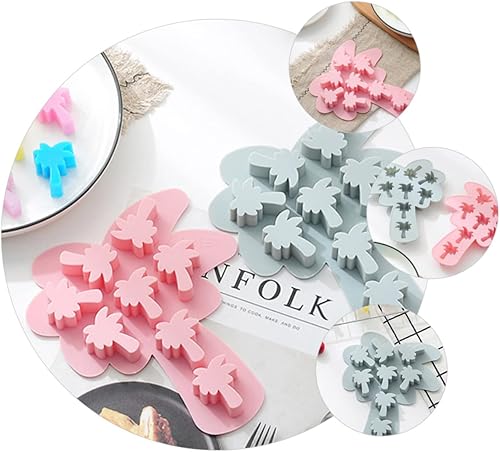 LIGIGWASH 2pièces Moule Silicone Forme De Palmier Pour Gâteaux Et Desserts Créatifs Pour Amateurs De Pâtisserie Et Fêtes Couleurs - Nail Gallerys