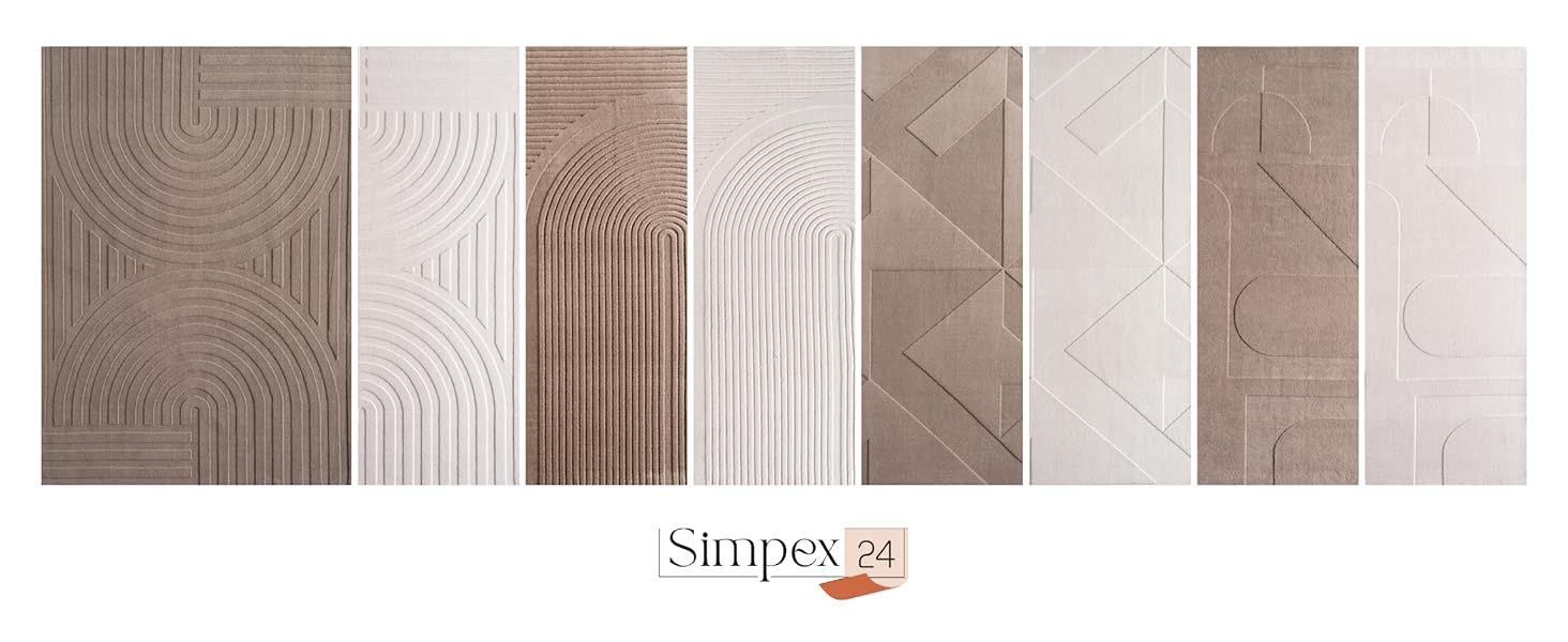 Tapis moderne, tapis de salon, tapis moelleux, lavable, décoration, tapis d'intérieur