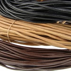 Cordon en cuir de 4 mm