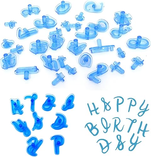 Gurxi 66 Pièces Emporte Piece Lettre Alphabet Emporte Piece Alphabet Pâtisserie Réutilisables Chiffres Set De Moules Emporte-Pièces Pour Pâtisserie Pour Décoration De Gâteaux - Nail Gallerys