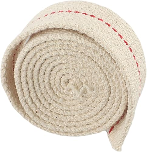 Aprilsunnyzone Mèches de lampe à huile, pour éclairage de brûleur à kérosène, lanternes en coton, lampe à pétrole, lanterne à pétrole, lanterne cosmos (2,5 cm x 1 m) - Nail Gallerys